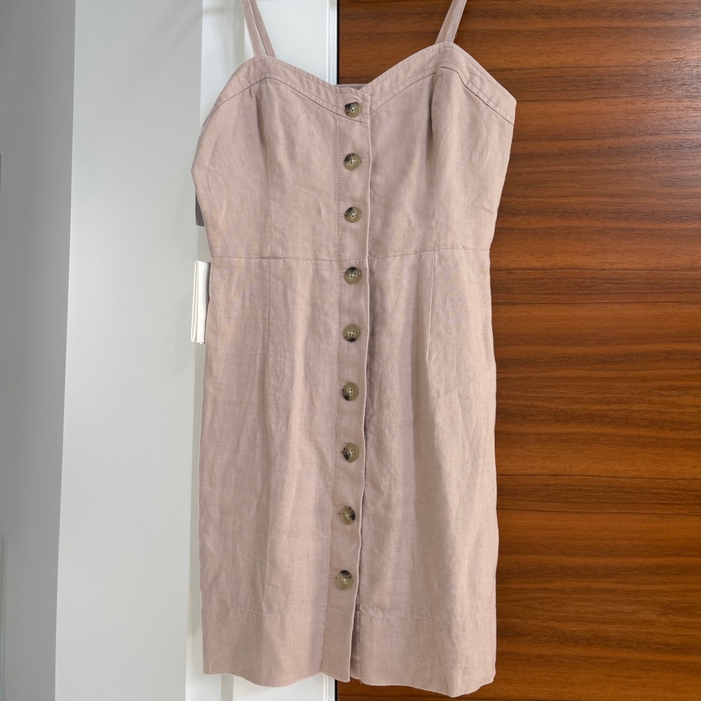 Aritzia Wilfred Ducharme Linen Dress - Color Camille